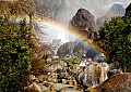 Yosemite Bridal Vail Falls Rainbow